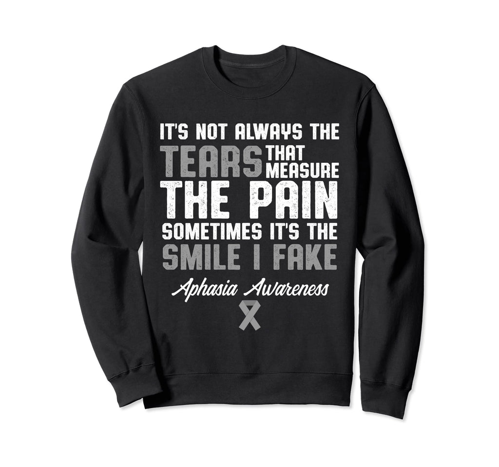 Aphasia Warrior Injury Fun Survivor Sweatshirt - Unique Graphic for Adults - T-Shirt, Sweatshirt, Hoodie