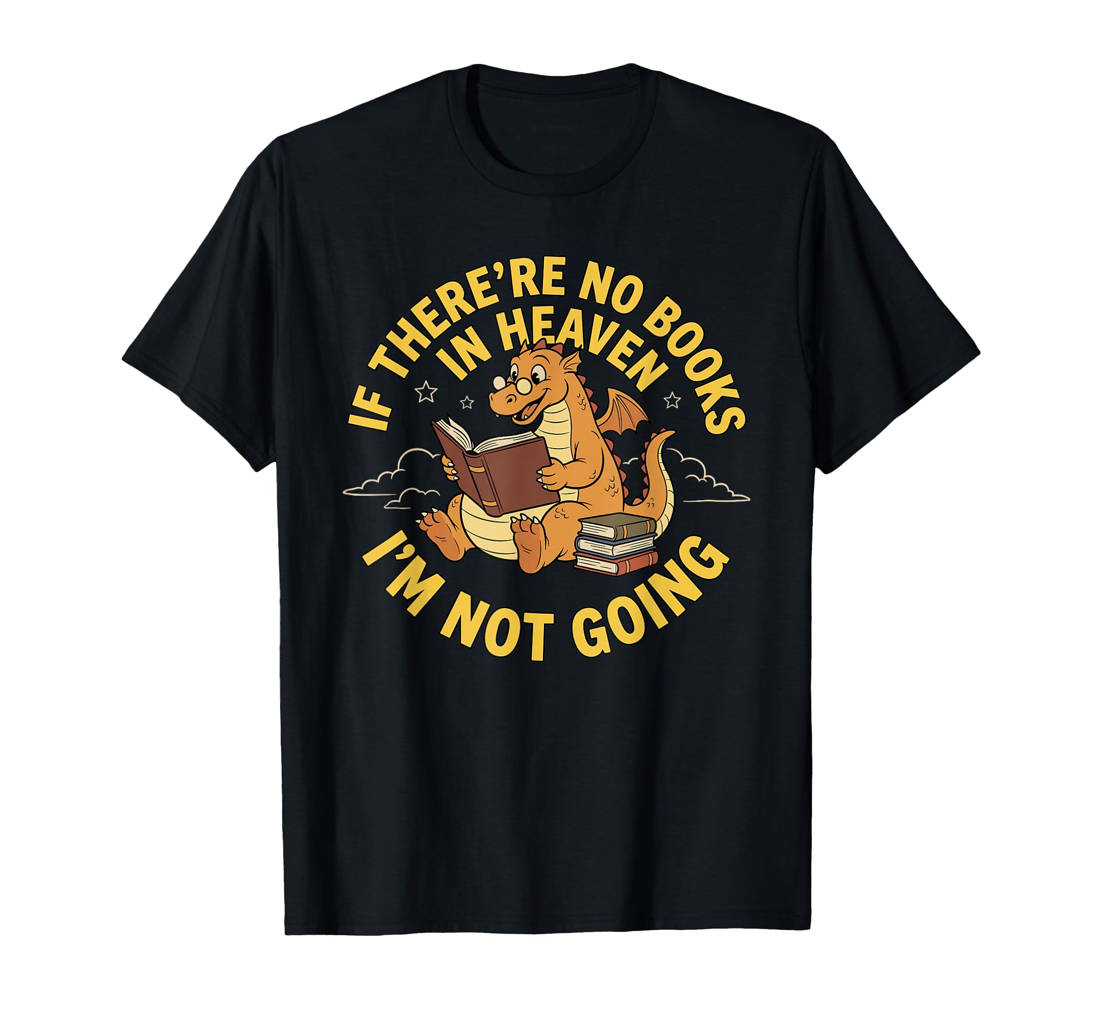 Book Reading Dragon T-Shirt - Minimalist Print for Adults - T-Shirt, Sweatshirt, Hoodie