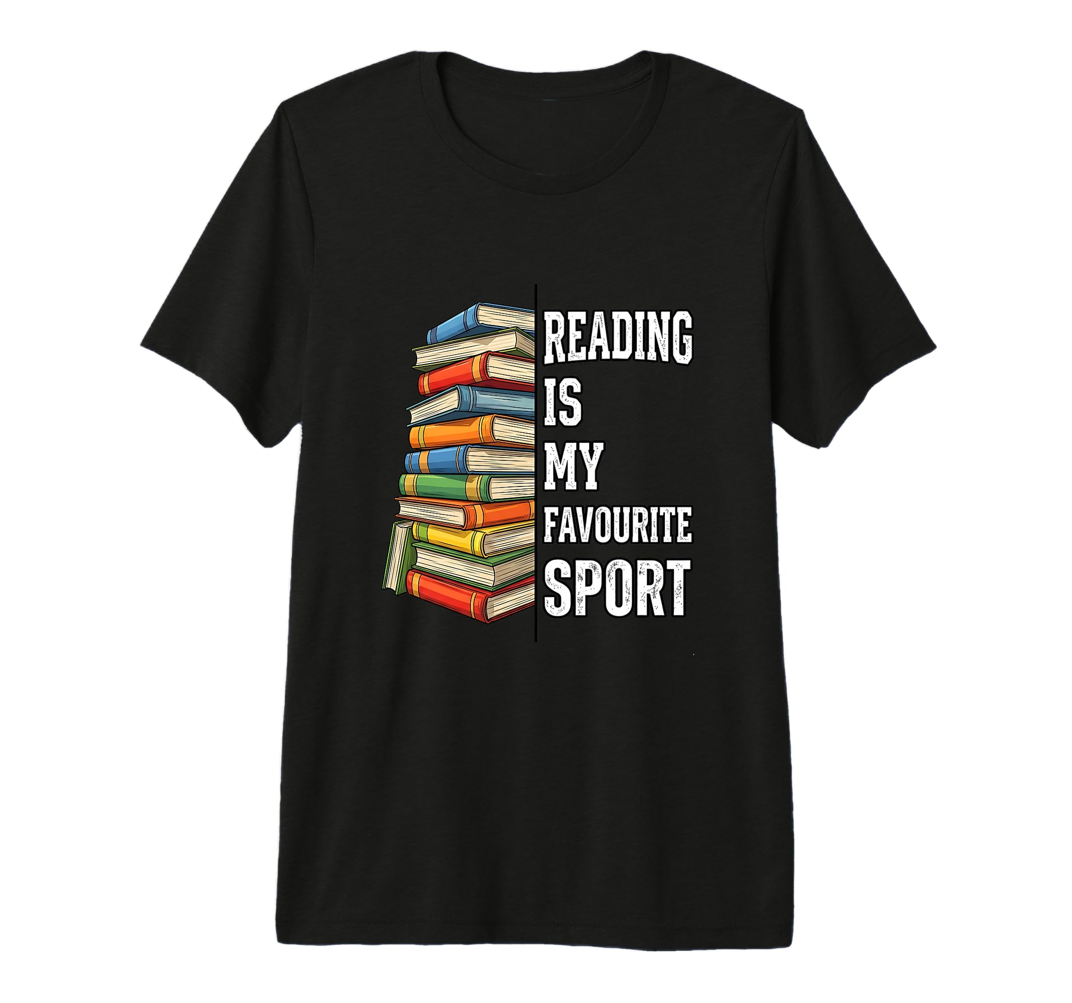 Reading Is My Favourite Sport T-Shirt - Casual Everyday Wear Men Women - T-Shirt, Sweatshirt, Hoodie