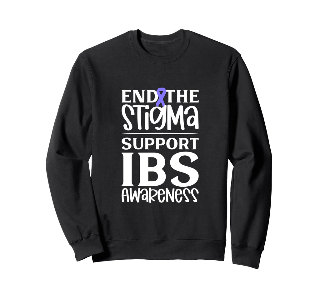 Ibs Support End Stigma Sweatshirt - Custom Art Print for Adults - T-Shirt, Sweatshirt, Hoodie