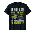 Funny Nerd Bibliophile Book Reading T-Shirt - Aesthetic Graphic Unisex - T-Shirt, Sweatshirt, Hoodie