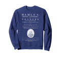 William Shakespeare Hamlet Book Sweatshirt - Trendy Graphic Unisex - T-Shirt, Sweatshirt, Hoodie