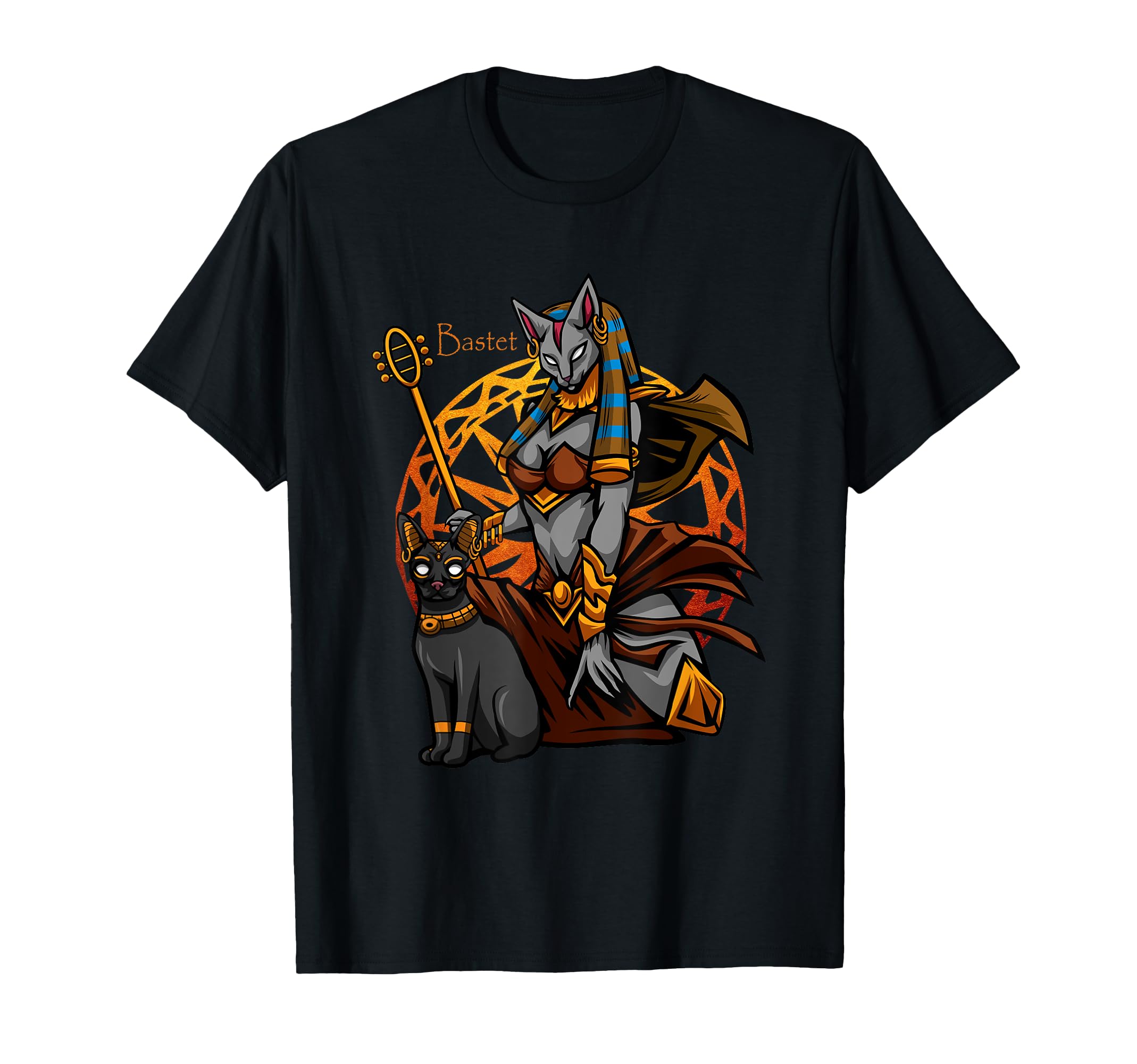 Bastet Egypt Cat Goddess Ancient Egyptian T-Shirt - Unique Graphic Unisex - T-Shirt, Sweatshirt, Hoodie