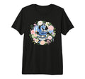 Dragon Reading Book Florals Fantasy T-Shirt - Fun Novelty Design Men Women - T-Shirt, Sweatshirt, Hoodie