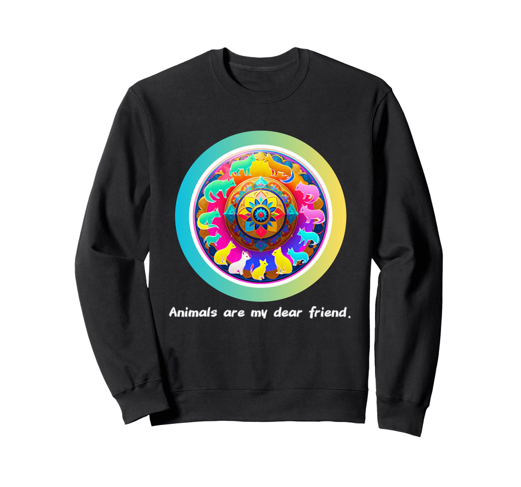 Animals Are My Best Friends Sacred Sweatshirt - Minimalist Print Unisex - T-Shirt, Sweatshirt, Hoodie