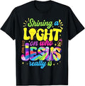 Illumination Station Shining A Light On Who Jesus Really is T-Shirt Unisex T-shirt, Sweatshirt, Hoodie, Long Sleeve Tee - T-Shirt, Sweatshirt, Hoodie