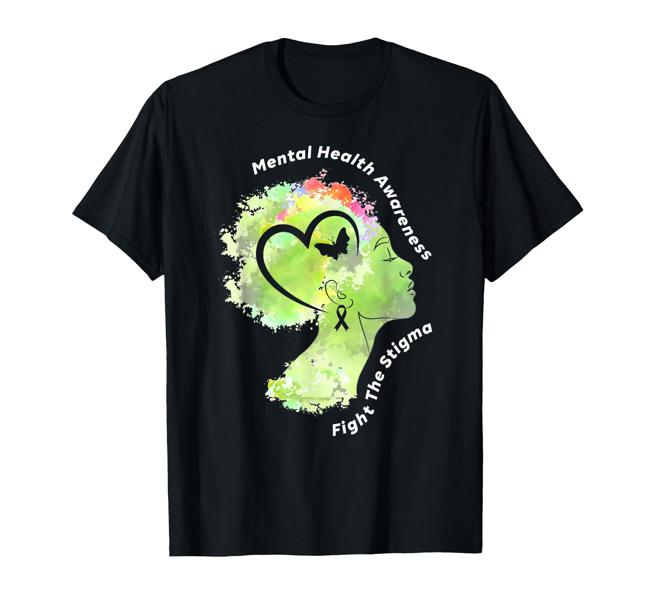 Mental Health Fight Stigma Mental Health T-Shirt - Trendy Graphic Unisex - T-Shirt, Sweatshirt, Hoodie