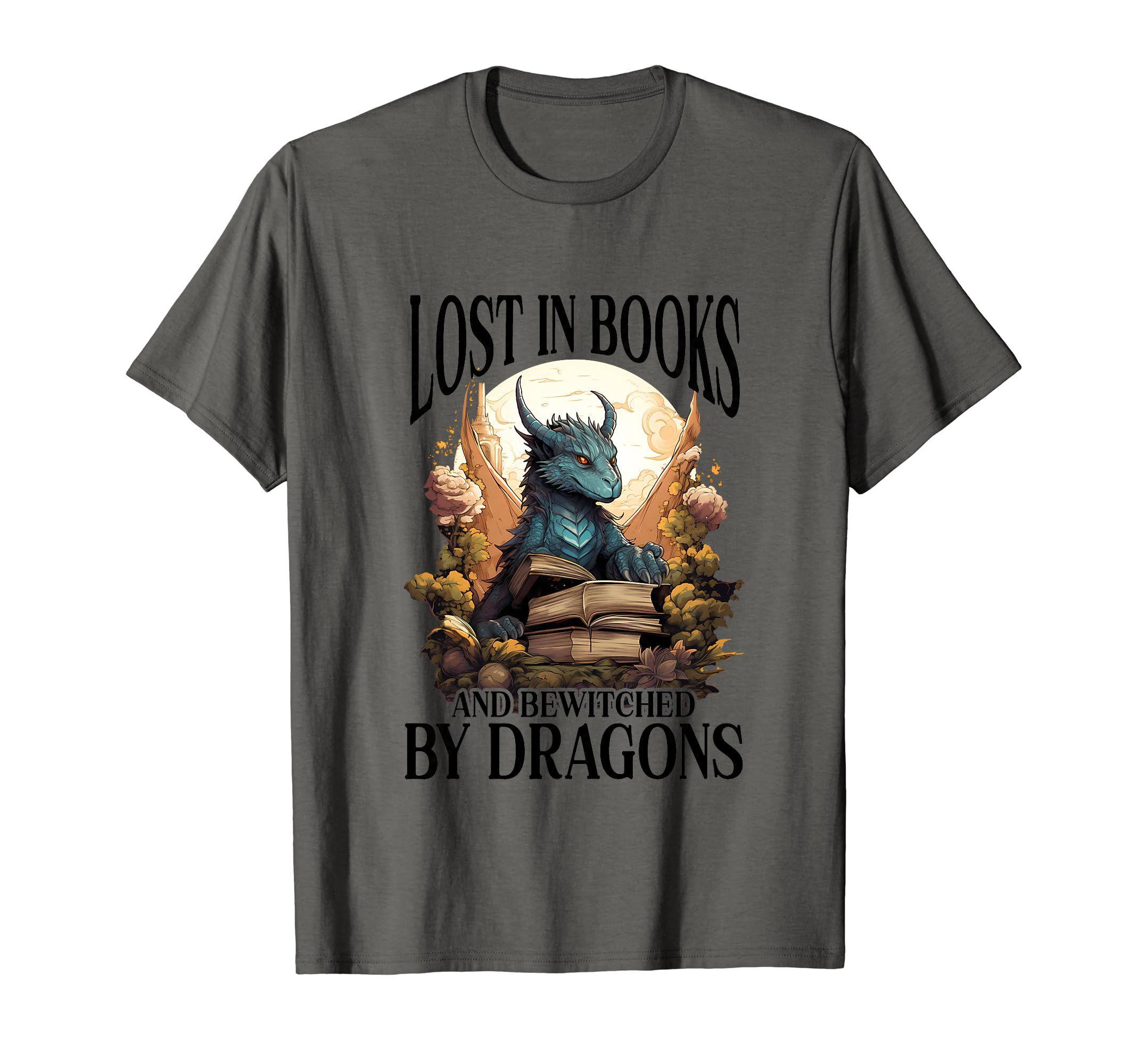 Mythology Fantasy Book Lover Dragon T-Shirt - Trendy Graphic Men Women - T-Shirt, Sweatshirt, Hoodie