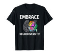 Embrace Neurodiversity Autism Adhd T-Shirt - Minimalist Print for Adults - T-Shirt, Sweatshirt, Hoodie
