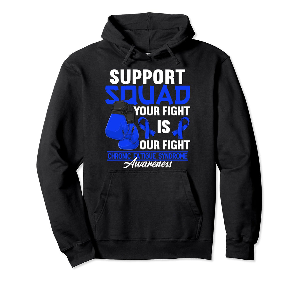 Support Awareness Squad I Me Cfs Hoodie - Minimalist Print Men Women - T-Shirt, Sweatshirt, Hoodie