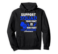 Support Awareness Squad I Me Cfs Hoodie - Minimalist Print Men Women - T-Shirt, Sweatshirt, Hoodie