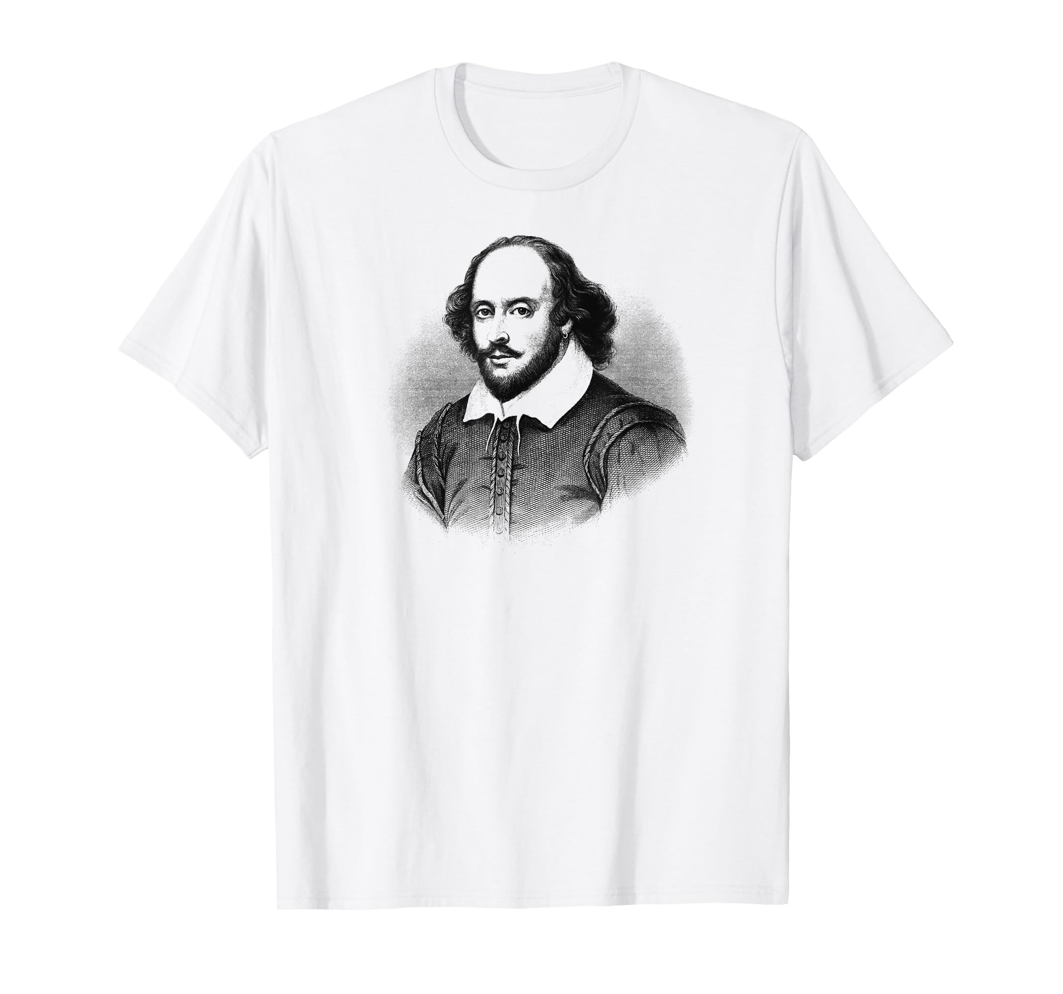 William Shakespeare Portrait T-Shirt - Trendy Graphic for Adults - T-Shirt, Sweatshirt, Hoodie