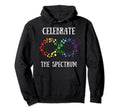 Neurodiversity Autism Spectrum Asd Hoodie - Minimalist Print for Adults - T-Shirt, Sweatshirt, Hoodie