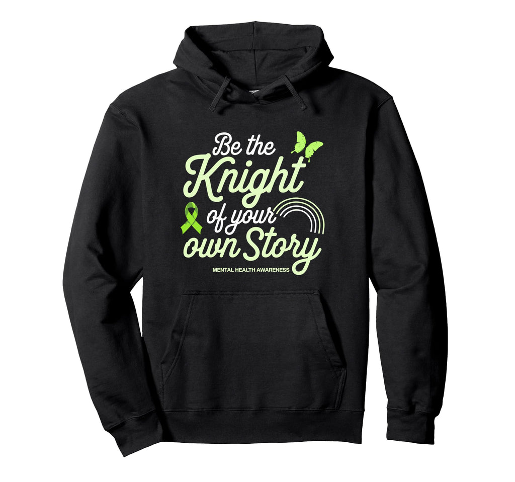 Funny Mental Health Awareness Hoodie - Graphic Print Men Women - T-Shirt, Sweatshirt, Hoodie