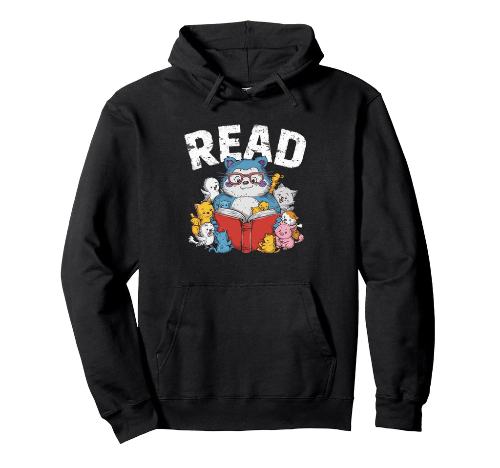 Read Bookworm Reading Library Book Books Hoodie - Unique Graphic Unisex - T-Shirt, Sweatshirt, Hoodie