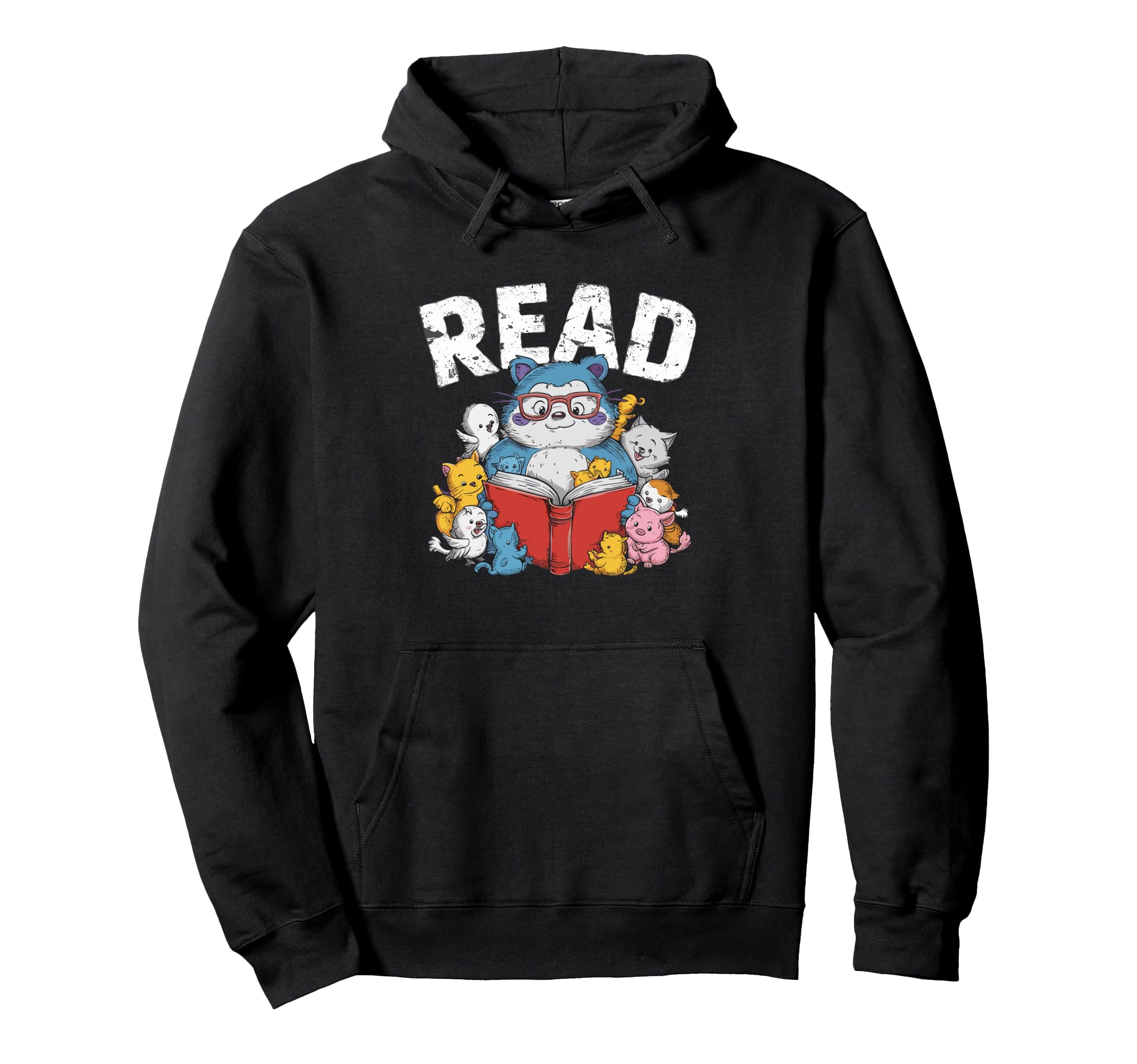 Read Bookworm Reading Library Book Books Hoodie - Unique Graphic Unisex - T-Shirt, Sweatshirt, Hoodie