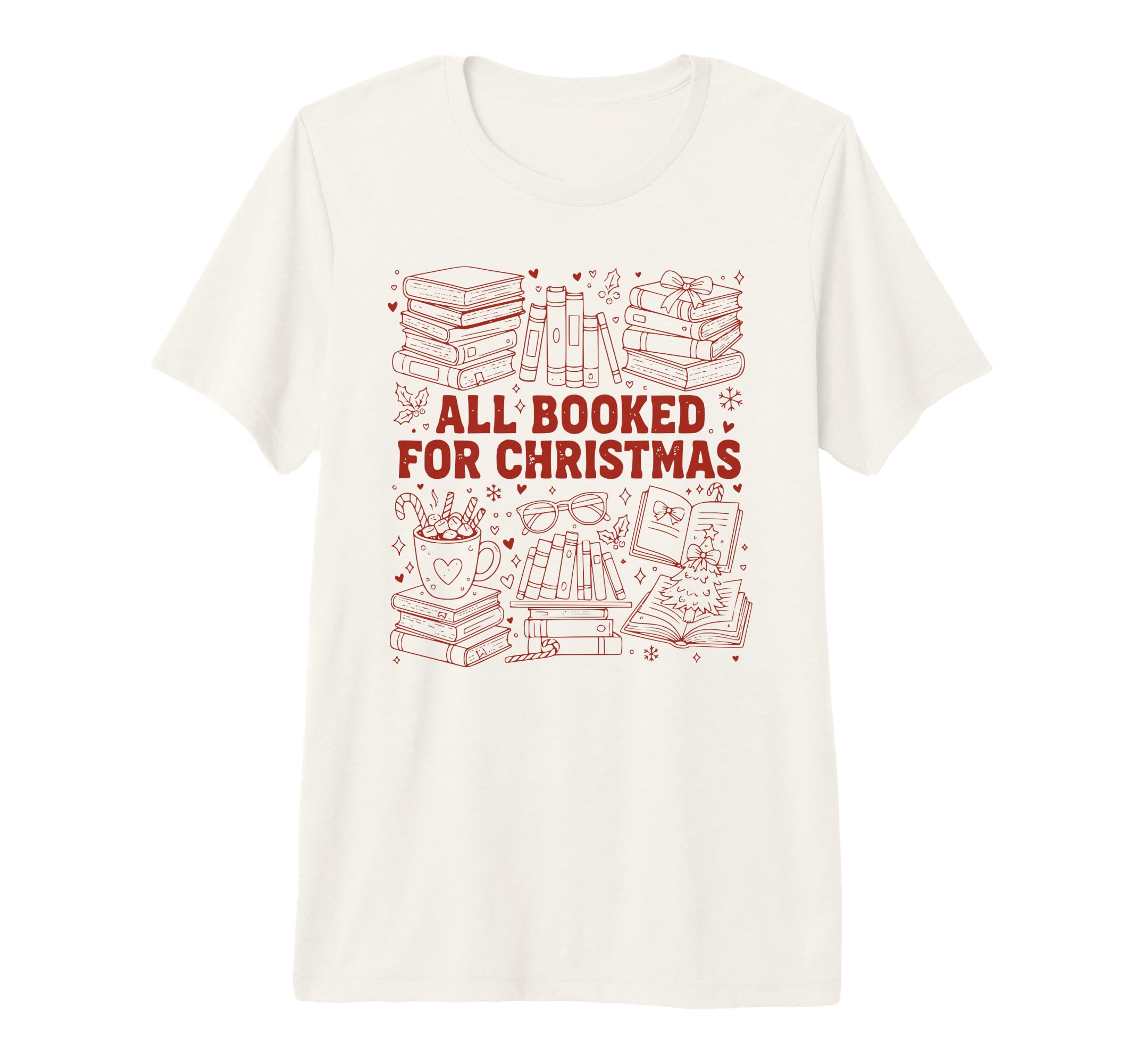 All Booked Book Lover Tri Blend T-Shirt - Trendy Graphic Men Women - T-Shirt, Sweatshirt, Hoodie