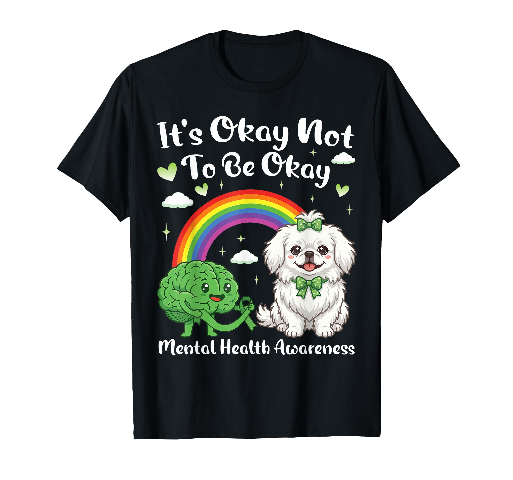Its Okay Not To Be Okay Mental T-Shirt - Aesthetic Graphic for Adults - T-Shirt, Sweatshirt, Hoodie