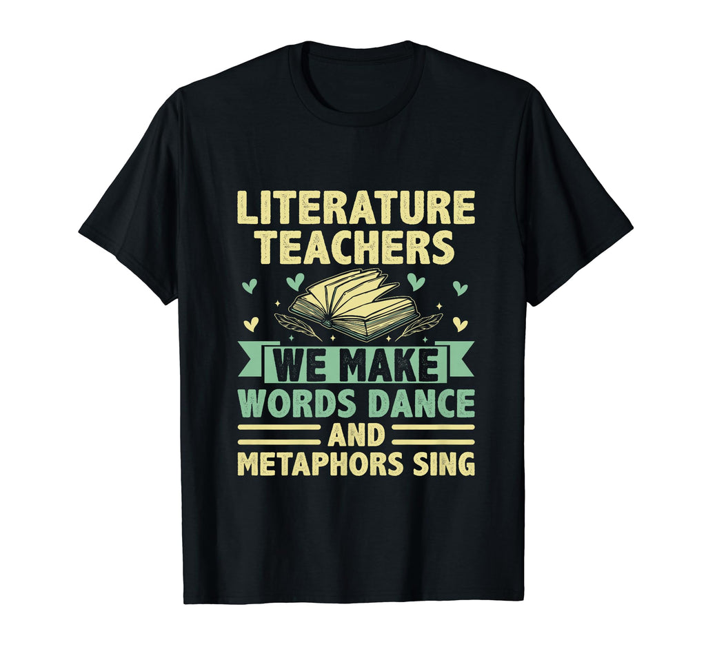Literature Teacher School Teacher T-Shirt - Aesthetic Graphic Men Women - T-Shirt, Sweatshirt, Hoodie