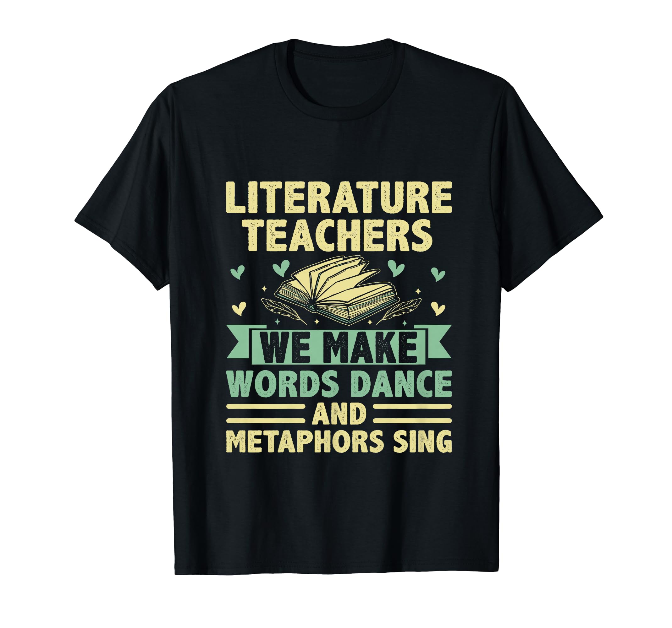 Literature Teacher School Teacher T-Shirt - Aesthetic Graphic Men Women - T-Shirt, Sweatshirt, Hoodie