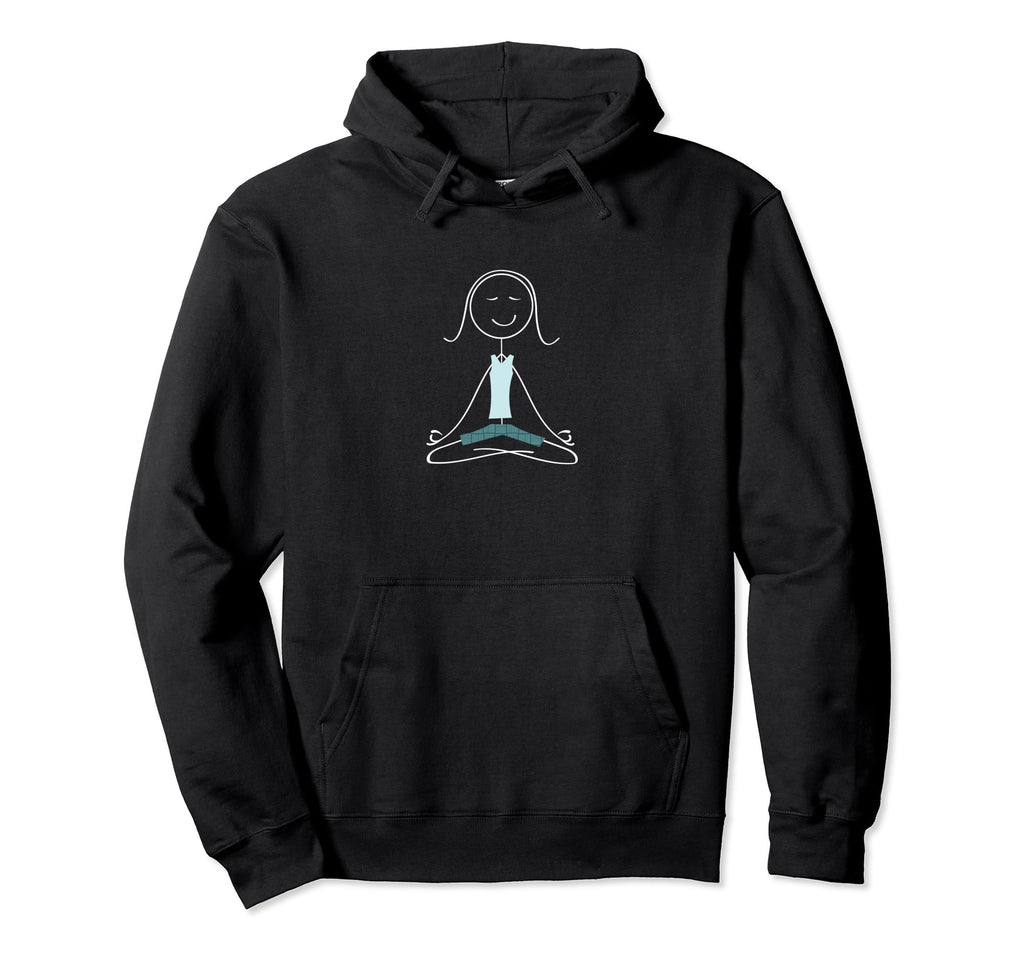 Funny Womens Meditation Mindfulness Hoodie - Fun Novelty Design Men Women - T-Shirt, Sweatshirt, Hoodie