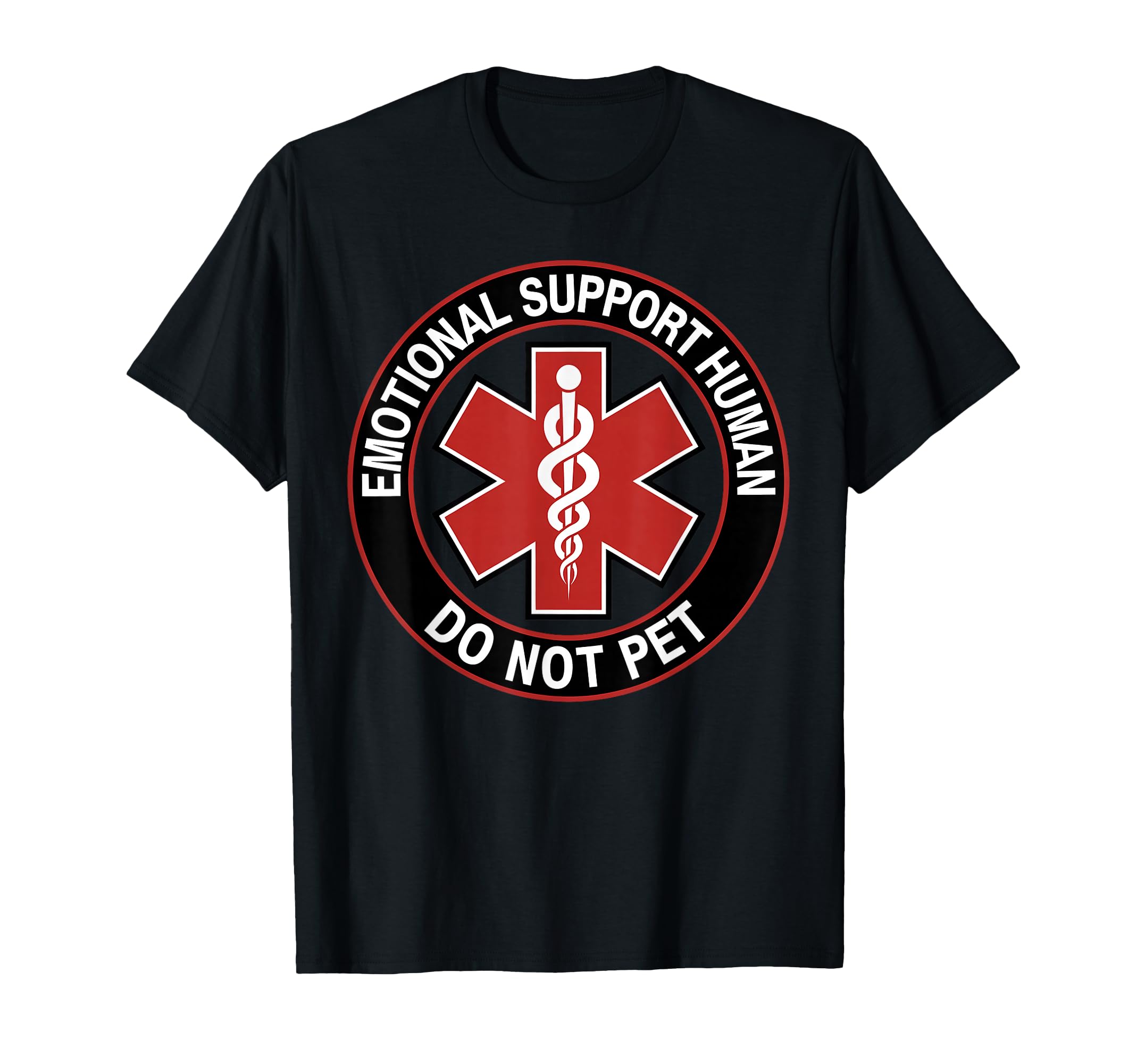 Emotional Support Husband Do Not Pet T-Shirt - Graphic Print Unisex - T-Shirt, Sweatshirt, Hoodie