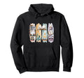 Homebody Book Lover Cozy Cats Hoodie - Fun Novelty Design for Adults - T-Shirt, Sweatshirt, Hoodie
