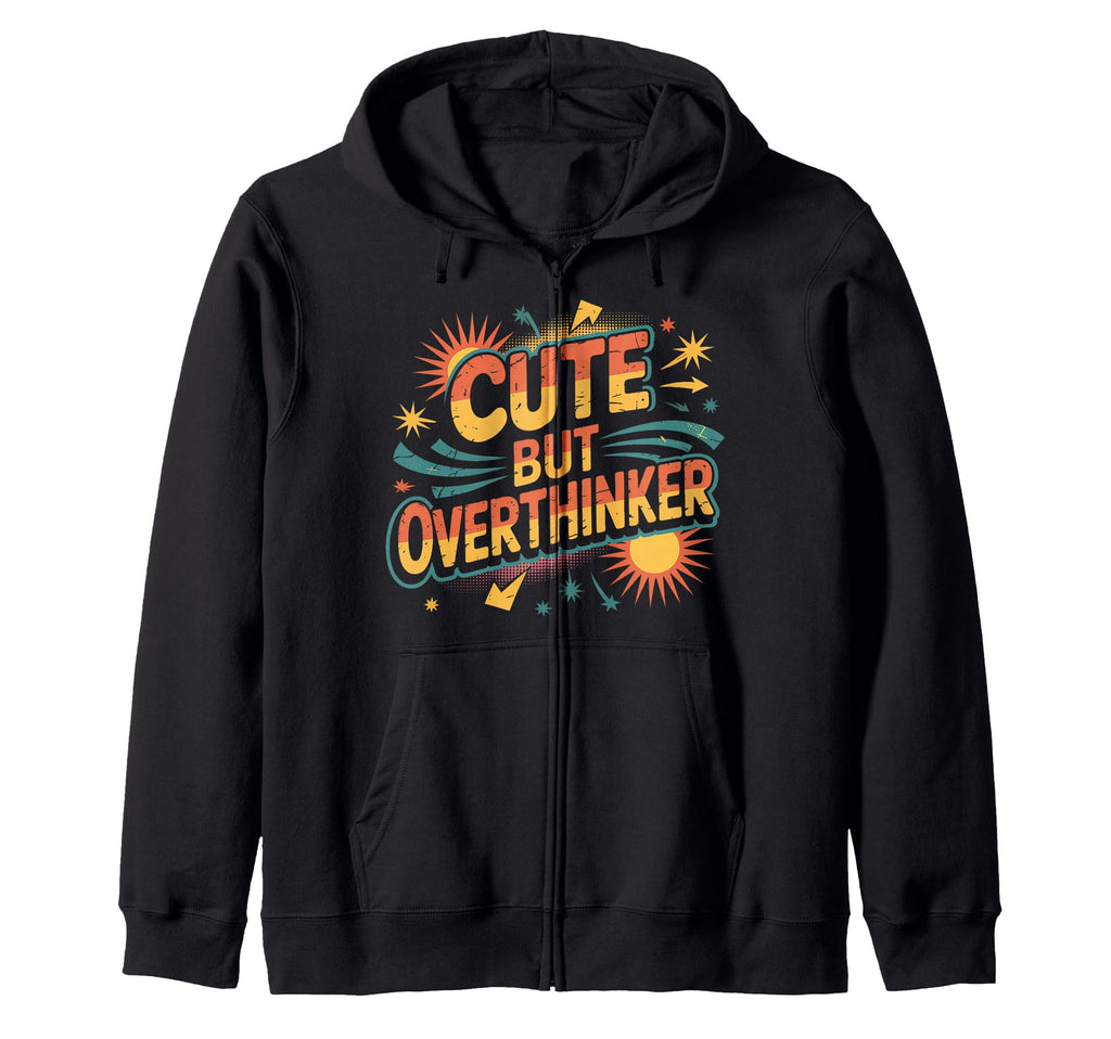 Overthinking Mind Self Awareness Hoodie - Unique Graphic Unisex - T-Shirt, Sweatshirt, Hoodie