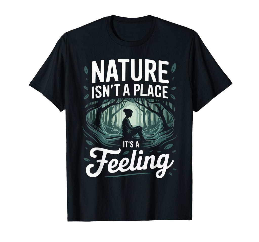Shinrin Yoku Nature Therapy Tree T-Shirt - Minimalist Print Men Women - T-Shirt, Sweatshirt, Hoodie