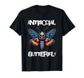 Antisocial Butterfly Funny Death T-Shirt - Custom Art Print for Adults - T-Shirt, Sweatshirt, Hoodie