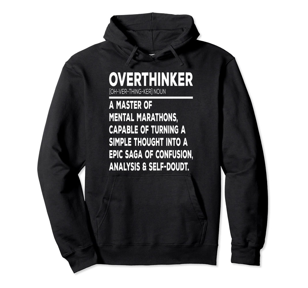 Overthinker Introverts Hoodie - Graphic Print Men Women - T-Shirt, Sweatshirt, Hoodie