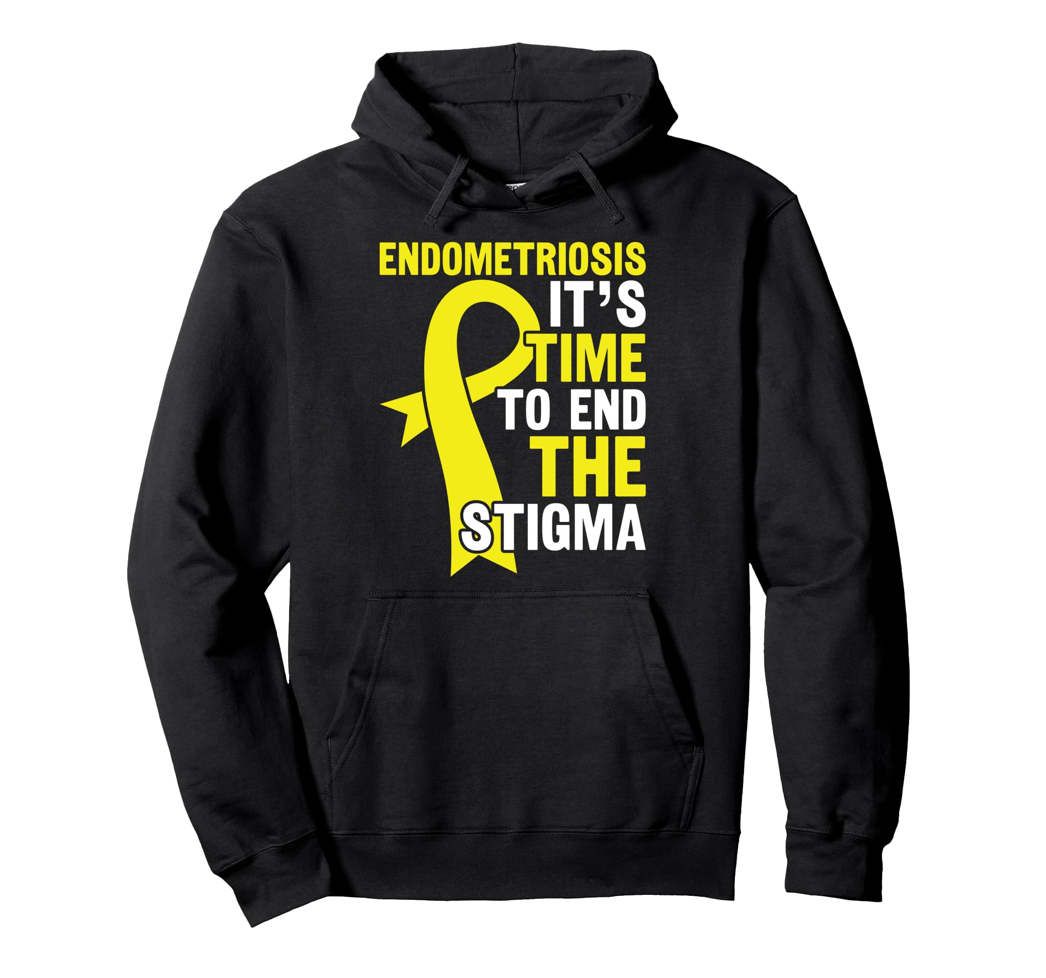 Time To End Stigma Endometriosis Hoodie - Custom Art Print for Adults - T-Shirt, Sweatshirt, Hoodie
