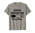 Social Battery Low Funny Introvert T-Shirt - Novelty Apparel for Adults - T-Shirt, Sweatshirt, Hoodie