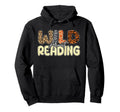Wild About Reading Books Zoo Animals Hoodie - Unique Graphic for Adults - T-Shirt, Sweatshirt, Hoodie