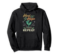 Heal Hope Repeat Mental Health Awareness Hoodie - Unique Graphic Unisex - T-Shirt, Sweatshirt, Hoodie