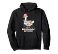 Overstimulated But Festive Goose Santa Hoodie - Novelty Apparel Men Women - T-Shirt, Sweatshirt, Hoodie