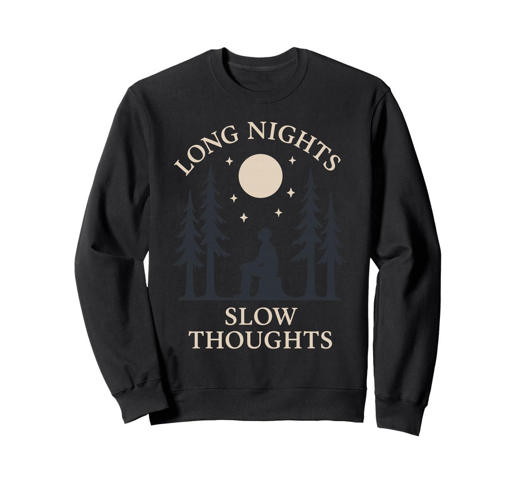 Forest Walk Overthinker Mental Sweatshirt - Aesthetic Graphic Men Women - T-Shirt, Sweatshirt, Hoodie
