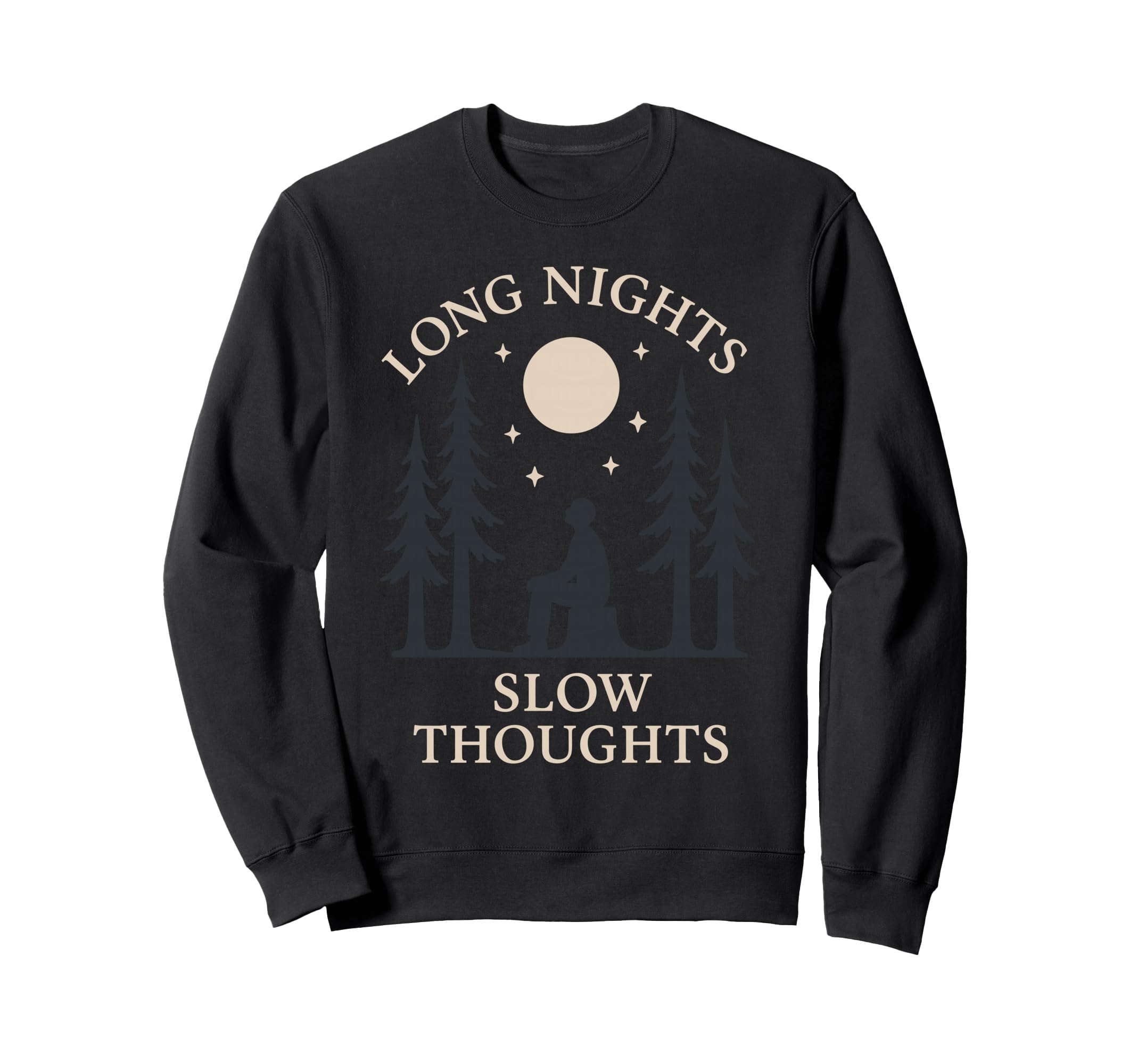 Forest Walk Overthinker Mental Sweatshirt - Aesthetic Graphic Men Women - T-Shirt, Sweatshirt, Hoodie