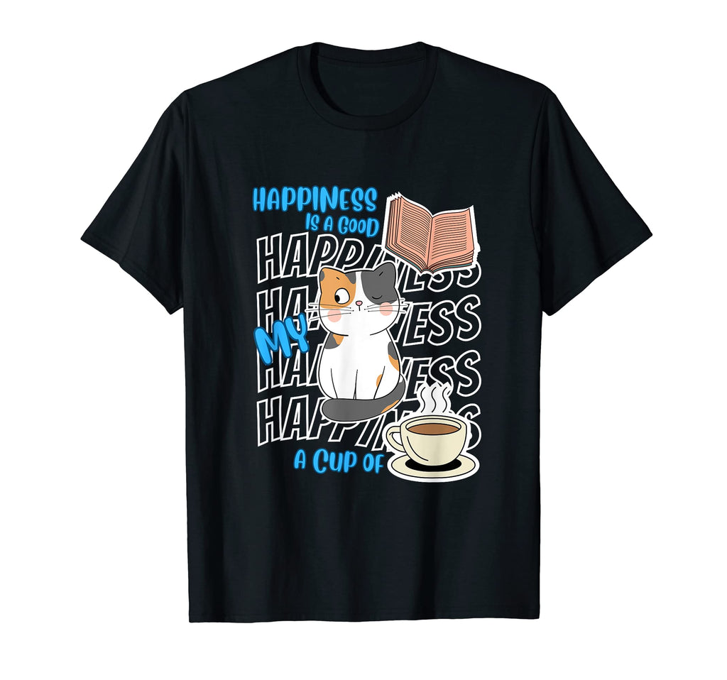 Happiness Is Calico Cats Good T-Shirt - Casual Everyday Wear for Adults - T-Shirt, Sweatshirt, Hoodie