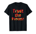 Trust Process Red Floral Recovery T-Shirt - Unique Graphic for Adults - T-Shirt, Sweatshirt, Hoodie