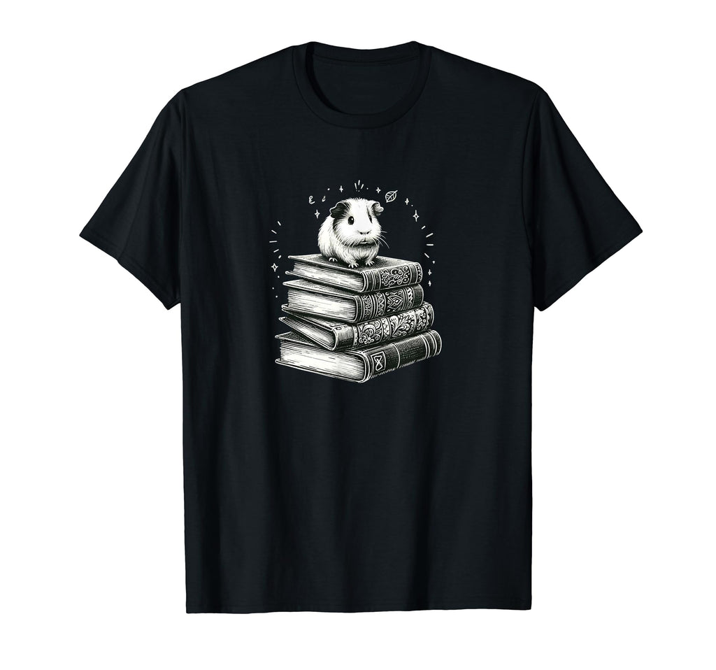Guinea Pig Books Bookworm Bibliophile T-Shirt - Aesthetic Graphic Unisex - T-Shirt, Sweatshirt, Hoodie