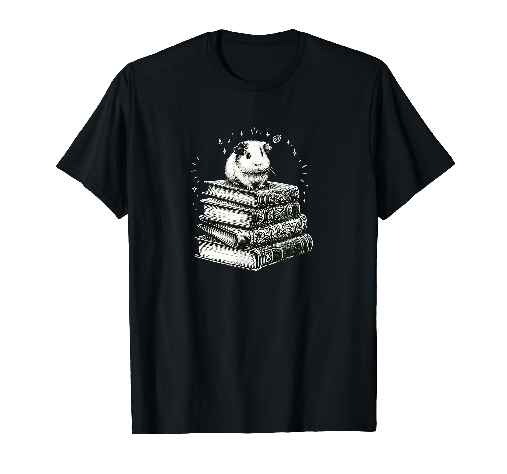 Guinea Pig Books Bookworm Bibliophile T-Shirt - Aesthetic Graphic Unisex - T-Shirt, Sweatshirt, Hoodie