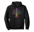 Sanskrit Chakra Tree Life Energy Hoodie - Novelty Apparel Men Women - T-Shirt, Sweatshirt, Hoodie