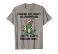 Frog Funny Mindfulness Meditation T-Shirt - Unique Graphic Men Women - T-Shirt, Sweatshirt, Hoodie
