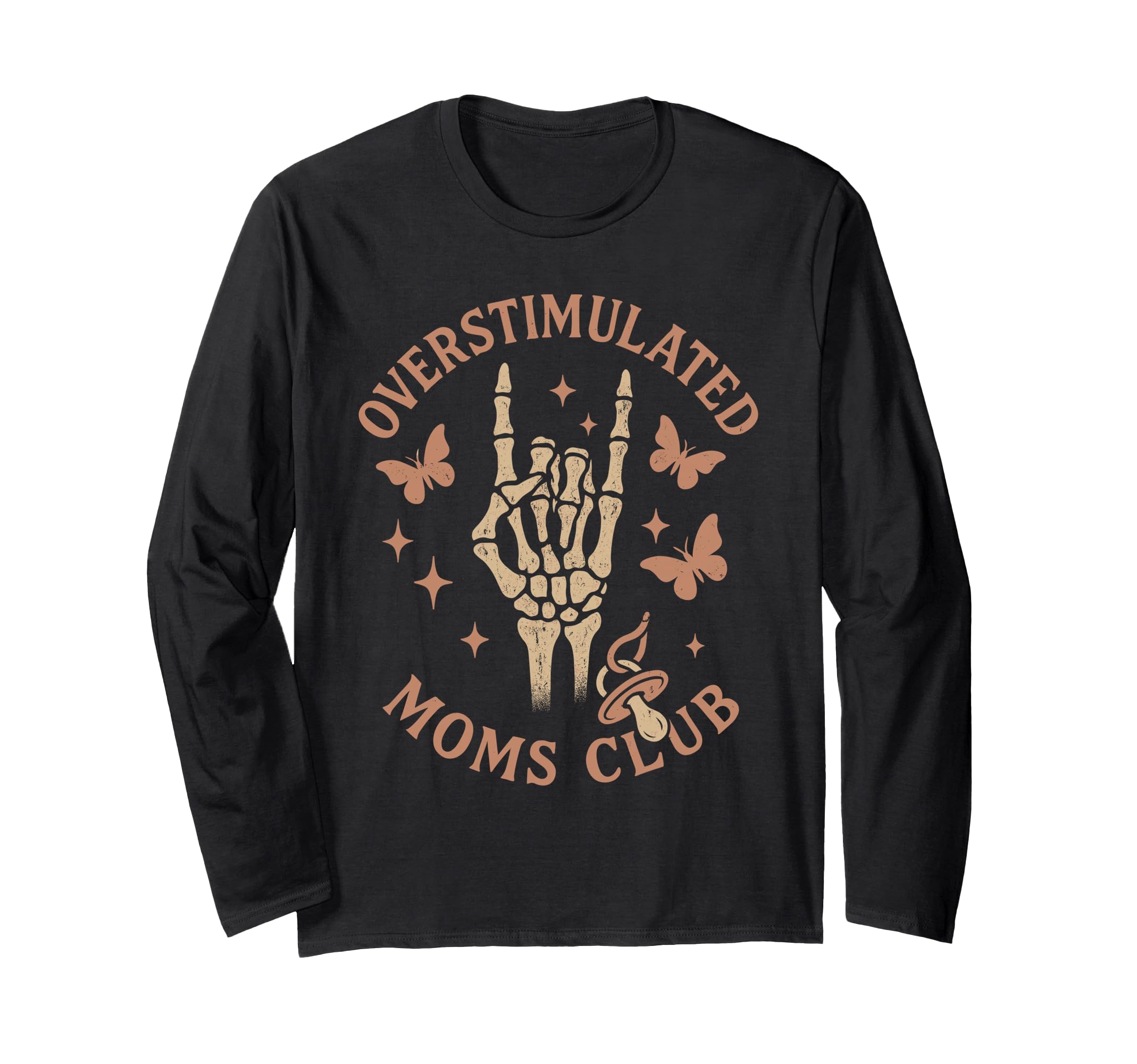 Groovy Moms Club Overstimulated Sweatshirt - Trendy Graphic Men Women - T-Shirt, Sweatshirt, Hoodie
