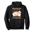 Bibliophile Abibliophobia Fear Running Hoodie - Trendy Graphic for Adults - T-Shirt, Sweatshirt, Hoodie
