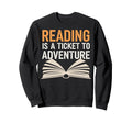Bookworm Reader Bibliophile Sweatshirt - Fun Novelty Design for Adults - T-Shirt, Sweatshirt, Hoodie