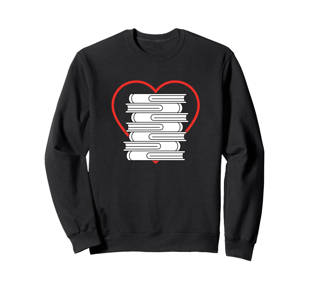 Reading Librarian Book Lover Literature Hoodie - Minimalist Print Unisex - T-Shirt, Sweatshirt, Hoodie
