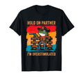 Hold Partner Im Overstimulated T-Shirt - Minimalist Print for Adults - T-Shirt, Sweatshirt, Hoodie