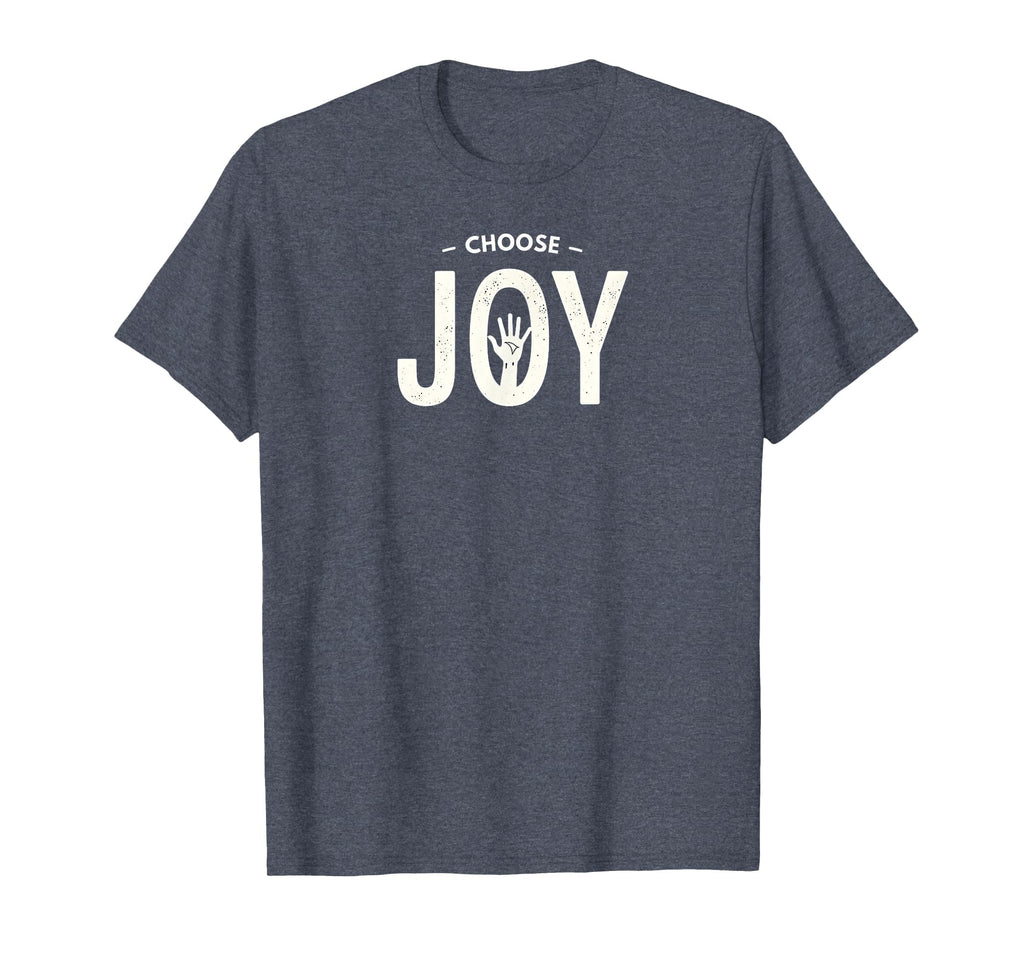 Choose Joy Inspirational Typography T-Shirt - Casual Everyday Wear Unisex - T-Shirt, Sweatshirt, Hoodie